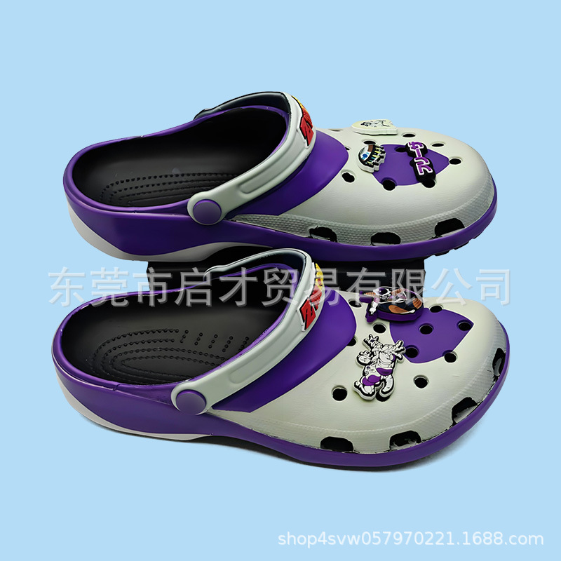 Cross nuevo Melody / Pokémon / Winnie the Pooh con zapatos de flores para niños antideslizantes zapatos de agujeros sandalias para niñas