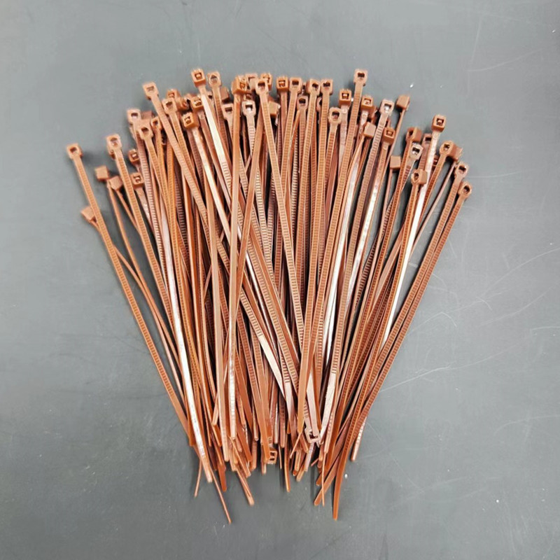 Auto-bloqueo de color nylon cable corbata grande al por mayor tamaño pequeño bolsas de color de plástico fuerte cable rojo lazo mixto