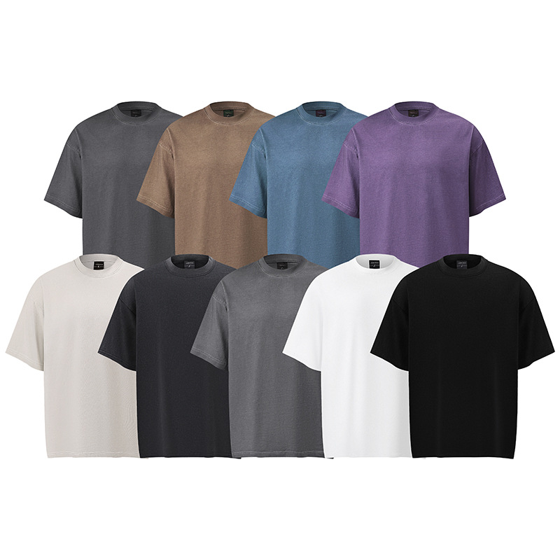 Summer retro cotton short sleeve T-shirt