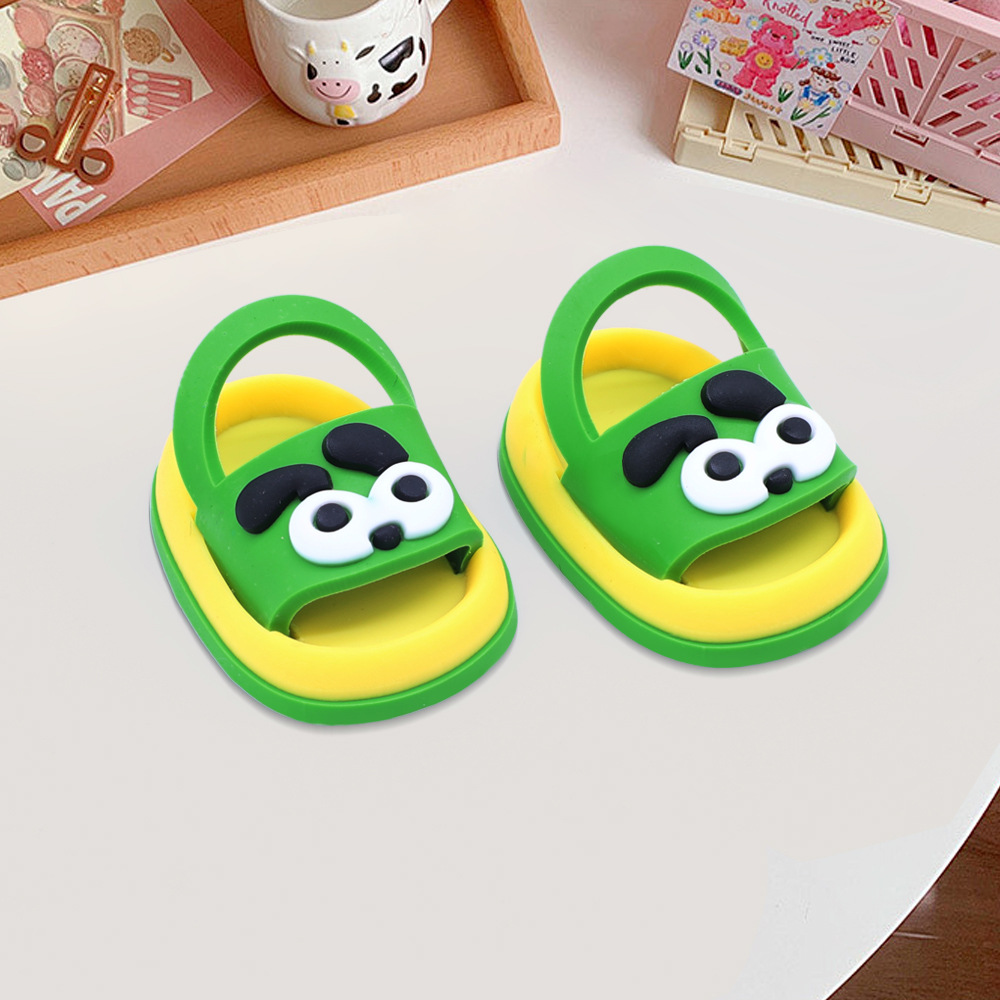 RX135 카툰 슬리퍼-그린