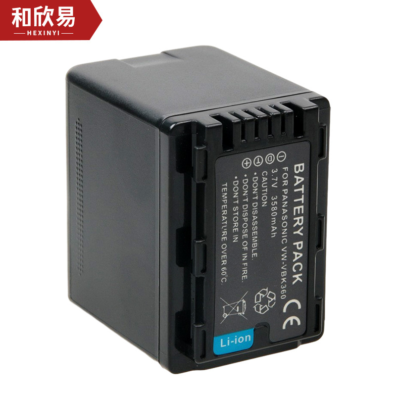适用于松下 VW-VBK360相机电池 VBK360相机锂电池全解码长续航