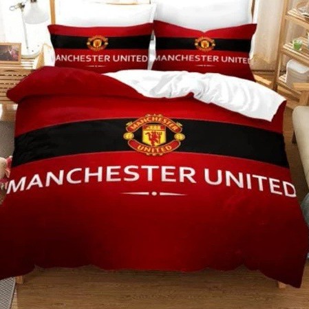 Equipo Logo serie ropa de cama transfronteriza de tres piezas conjunto Amazon eabywish Comercio Exterior Kit de textiles para el hogar