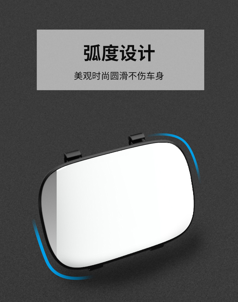 Car sun visor makeup mirror universal car interior accessories co-pilot sun visor thin additional dressing mirror