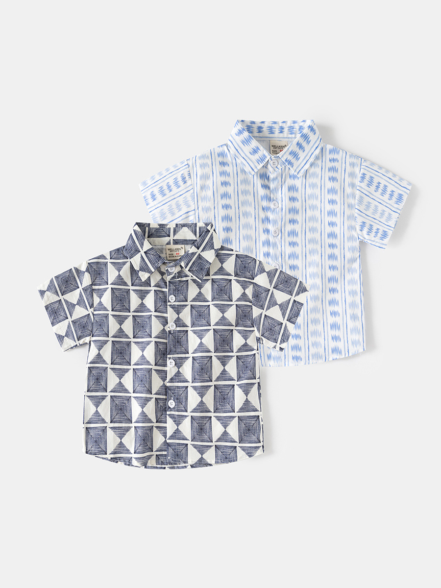 Summer thin children's breathable beach shirt for boys