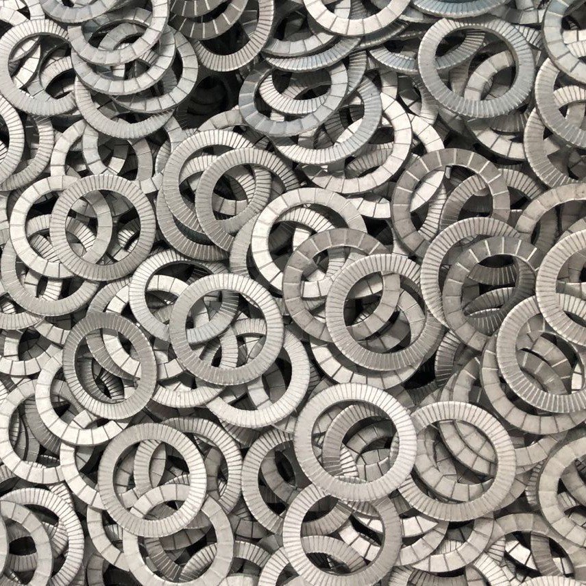 27MnCrB5钢双叠自锁垫圈    DIN25201-M16