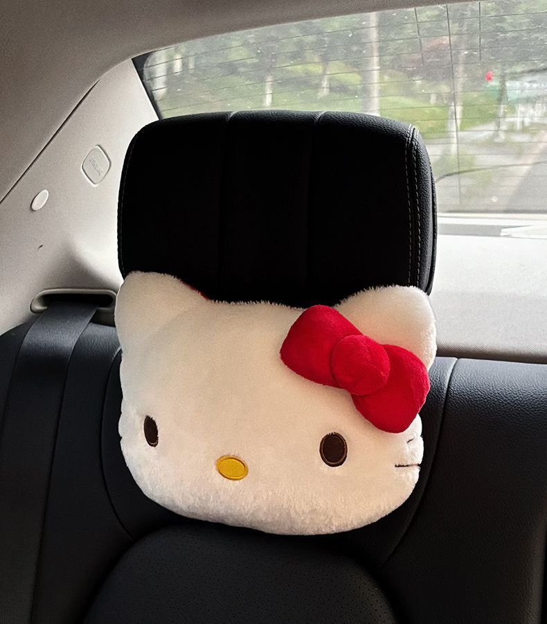 Car Headrest Neck Pillow Creative Car Cute Kt Car Seat Headrest Car Neck Pillow