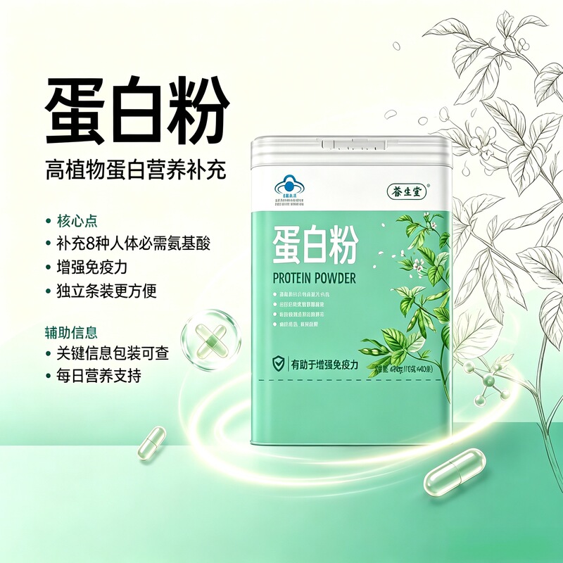 Yangshengtang protein powder supplements 8 essential amino acids for the human body, individually packaged and portable for immune health Yangshengtang protein powder supplements 8 essential amino acids for the human body, individually packaged and portable for immune health