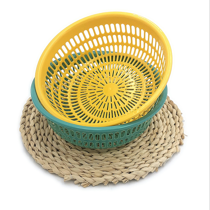 I1 747 106 # tamaño pequeño a rayas cesta de verduras grande cesta de plástico azul vegetal Yiwu 2 yuanes tienda al por mayor