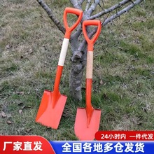 锰钢连体园艺栽培秀秀铲种菜尖锹种花工具园林铁锹儿童方小铲子