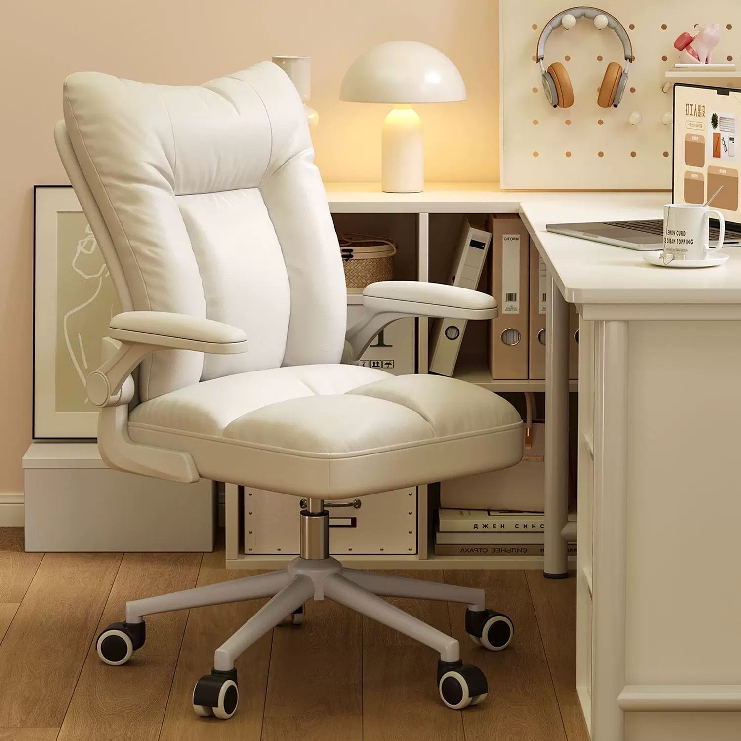 Computer Chair, Comfortable and Sedentary, Home Sofa Chair, Desk Office Chair, Reclining Bedroom Gaming Chair, Ergonomic Chair