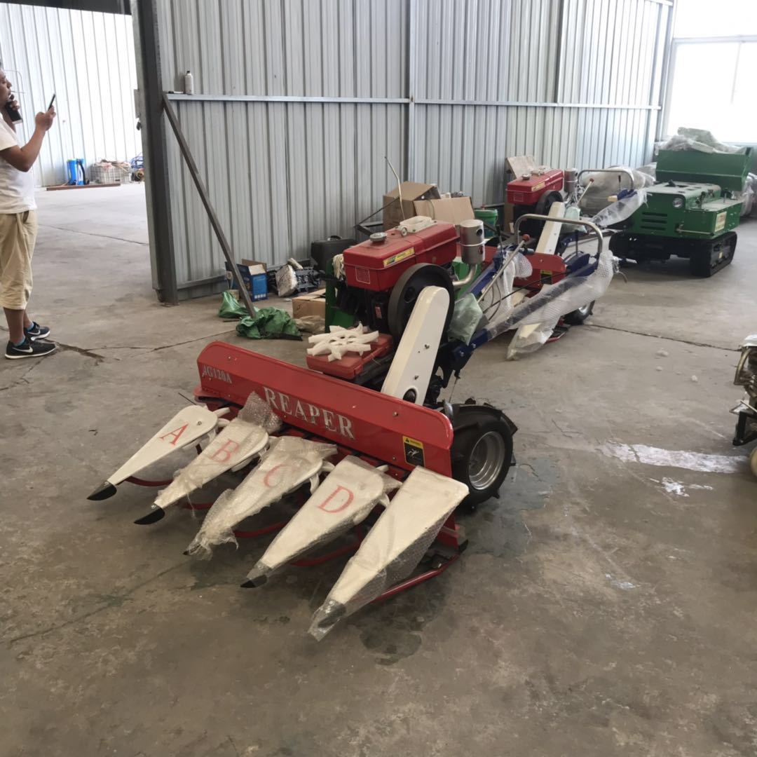 全自动小型割晒机油菜大豆辣椒收割机家用芝麻玉米高杆作物割倒机