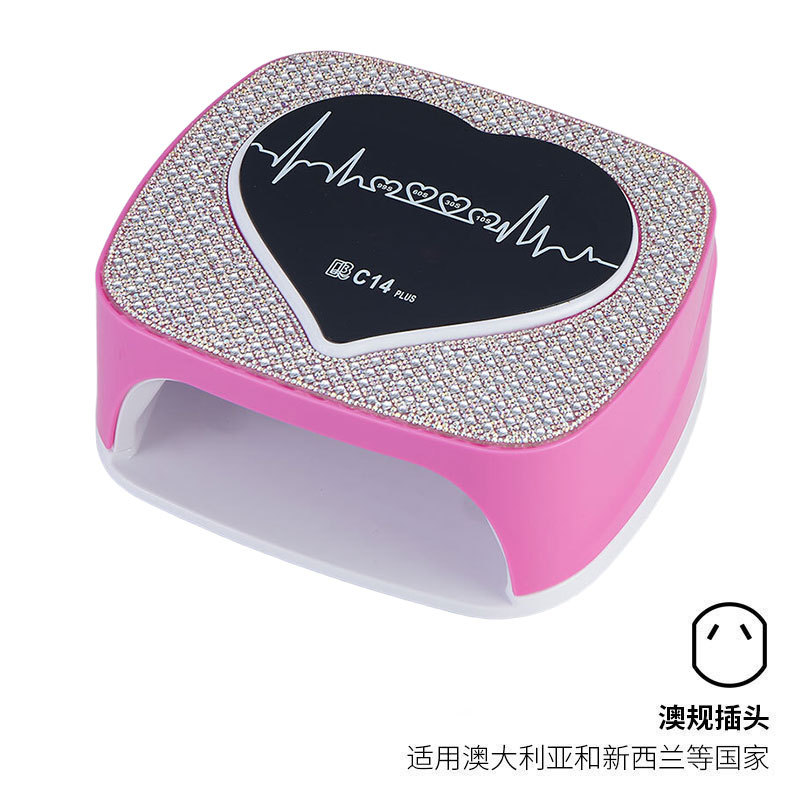 Lámpara de manicura transfronteriza 308W alta potencia manicura luz de fototerapia almacenamiento manicura tienda de manicuras manicuras manicuras pegamento manicuras manicuras asado luz
