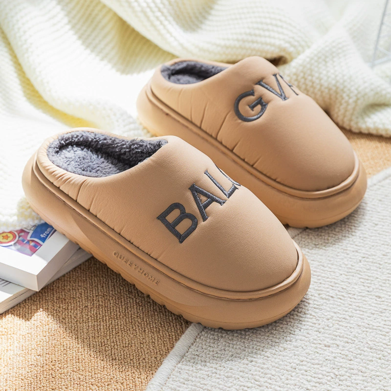 Зимние булочки утолщенные и теплые домашние хлопчатобумажные тапочки женские пары новые внутренние бытовые толстые подошвы нескользящие тапочки оптом