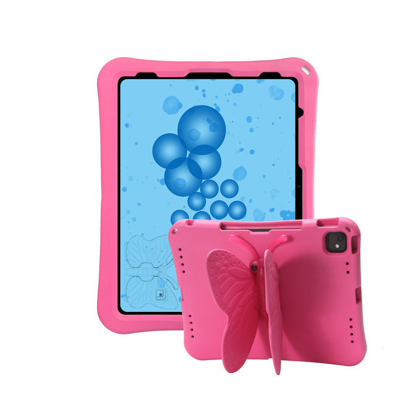 Suitable for iPad Air13 Cartoon Anti-Fall Protective Case Pro13 Butterfly Shell Air11 Rotating Stand Case 12.9