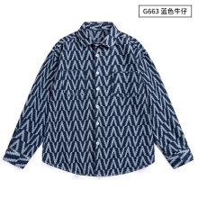2025新春款衬衫青少年男装衬衣新款长袖衬衣秋季潮流百搭休闲衬衫