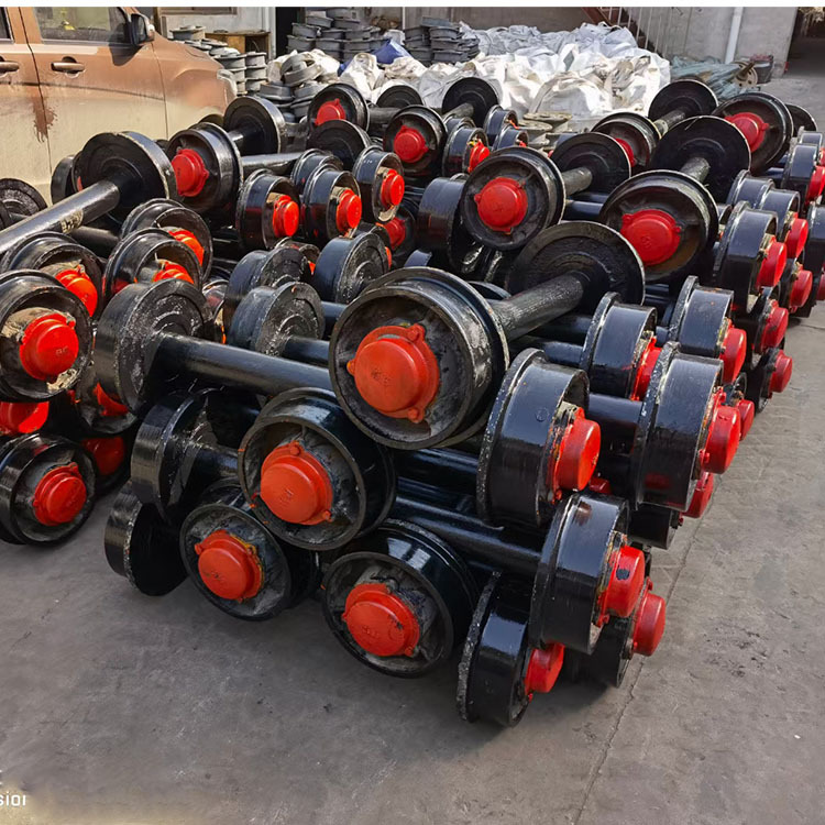 鸿业矿用矿车轮对 直径300空心矿车轮对 1T矿车矿车轮 耐用耐磨