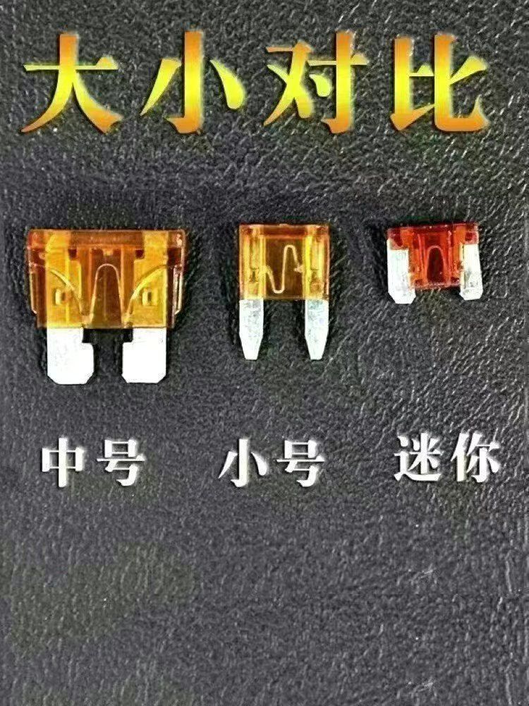 Electric Vehicle Lithium Battery Fuse Insert Special Charger Overcurrent Protection Insurance Insert 30A 20A 40A