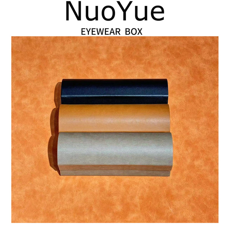 Japanese Handmade Retro Myopia Sunglasses Case Pu Leather Storage Anti-Pressure Men's and Women's Simple Stylish Japanese Handmade Retro Myopia Sunglasses Case Pu Leather Storage Anti-Pressure Men's and Women's Simple Stylish