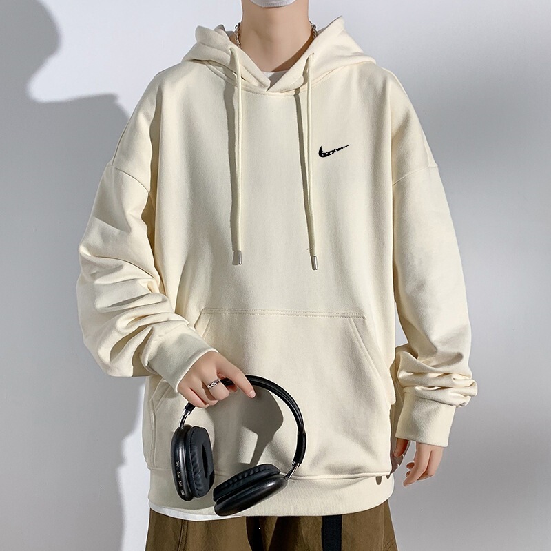 Cross-border men's hooded sweatshirt, trendy brand, spring and autumn, student long-sleeve base shirt, Hong Kong style, loose casual solid color sweatshirt Cross-border men's hooded sweatshirt, trendy brand, spring and autumn, student long-sleeve base shirt, Hong Kong style, loose casual solid color sweatshirt