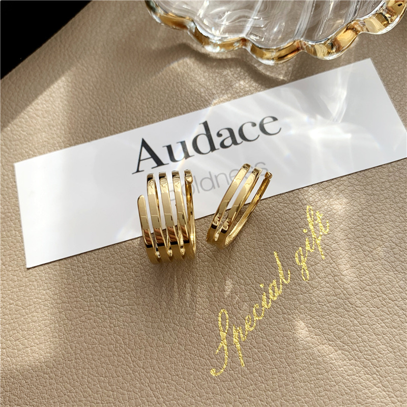 Retro Classic Style Streetwear Geometric Titanium Steel Plating Rings display picture 5