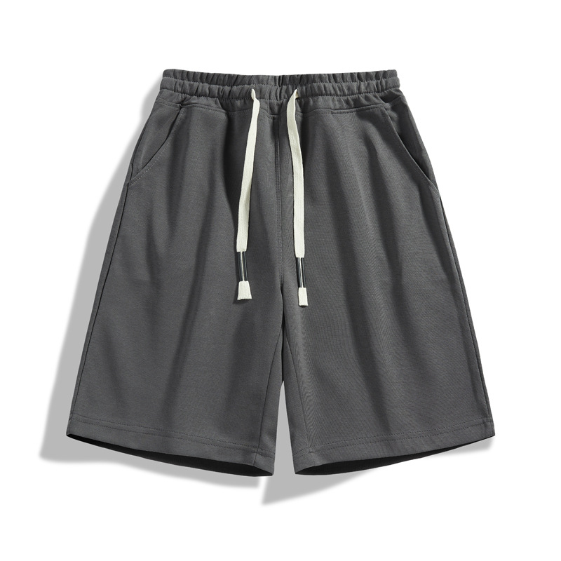 Pantalones cortos casuales estadounidenses transfronterizos de verano delgados sueltos pantalones deportivos de tamaño grande pantalones de algodón de hombre impresión personalizada