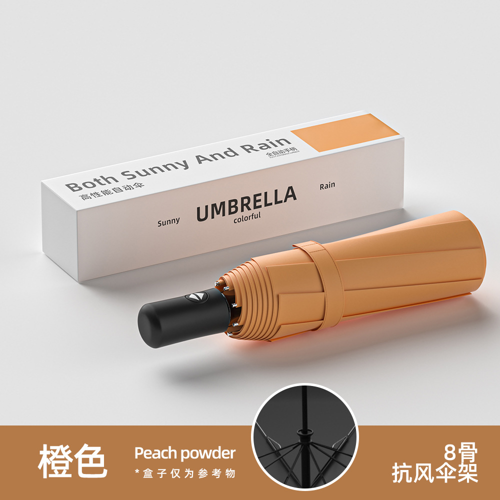 Automatic big umbrella solar-powered, fully automatic, sun protection, UV protection