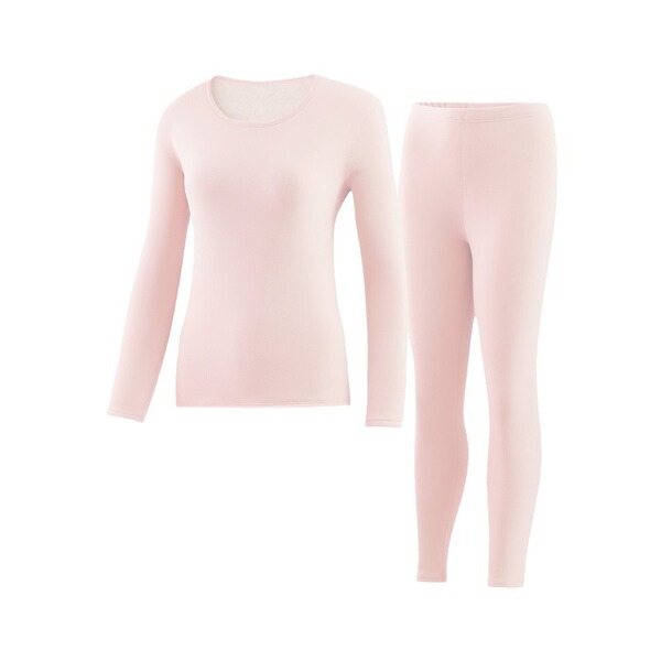 Demi-season keep warm set with a round collar