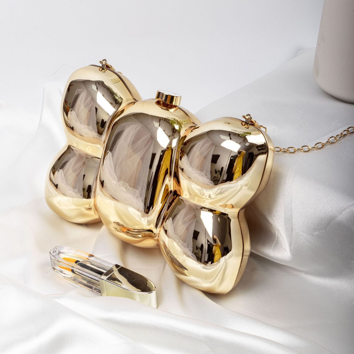 Bolsa de cena de moda de comercio exterior transfronterizo bolsa acrílica damas bolso de arco bolso de mano de boda bolso de hombro