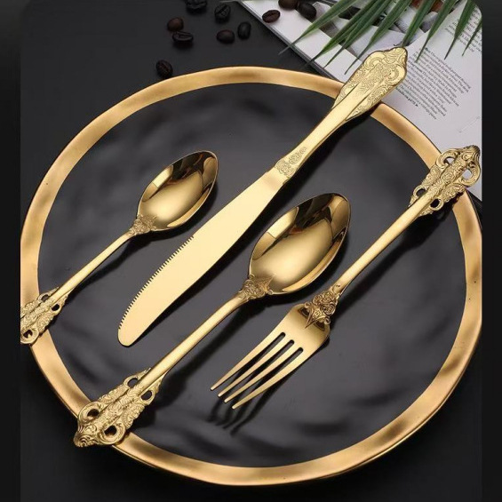 Stainless steel manufacturer's cherry blossom spoon, short handle, coffee gold color, dessert stirring, gift, household small spoon, vintage style Stainless steel manufacturer's cherry blossom spoon, short handle, coffee gold color, dessert stirring, gift, household small spoon, vintage style