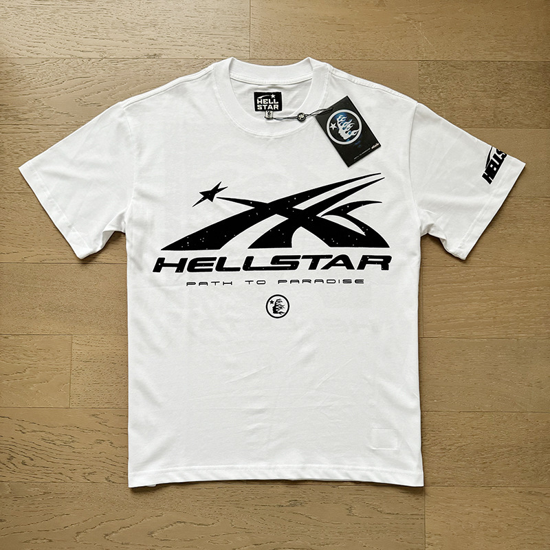美潮地獄の星insと同じレトロなプリント上着男女のカジュアルなファッション綿の水洗い半袖tシャツ|undefined