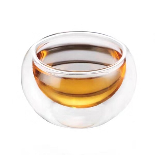 Thickened heat-resistant glass double-layer insulated transparent tea tasting cup master cup tea set thermal insulation kung fu tea cup