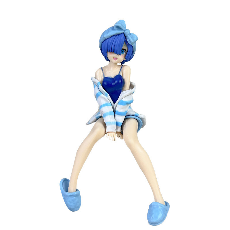 アニメフィギュア異世界生活ラムレム歯カップヌードルフィギュアモデル装飾品美少女二次元トレンディなおもちゃ|undefined