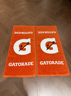 ✅in stock NBA good cotton soft fitness basketball sweat-absorbent sports towel rugby towel 64*42cm