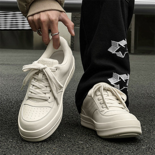 Men's small white shoes 2025 new board shoes fashion niche casual students all-match fashion shoes 25217-J