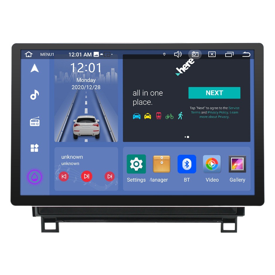 Adecuado para 13,3 pulgadas Toyota Tantu Sequoia 2 + 32 4 + 64 CarPlay coche Android navegación todo-en una máquina