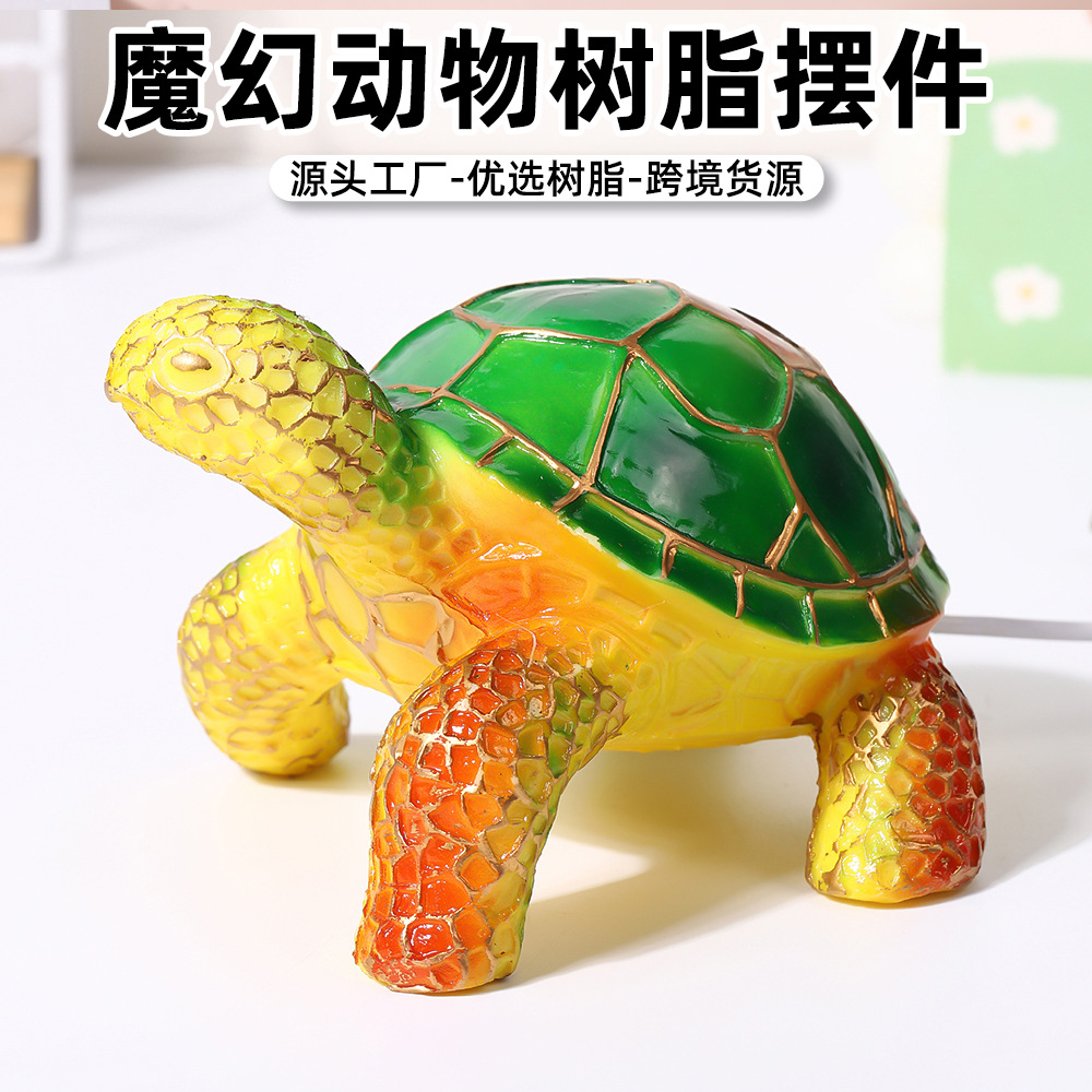 Cross-Border Simulated Tortoise Resin Ornaments, Creative Home Bedside Tortoise Table Lamp Ornaments, Cute Children's Night Light Ornaments