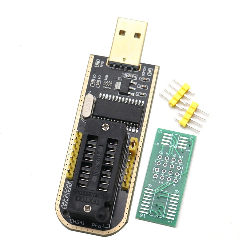 Программатор CH341A Local Gold USB для плат, прошивки BIOS/FLASH (24/25), программатор-писатель