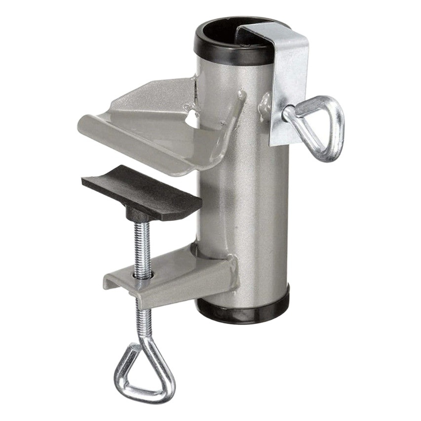 Balcón paraguas clip titular accesorios al por mayor paraguas soporte clip al aire libre jardín paraguas clip playa sombrilla