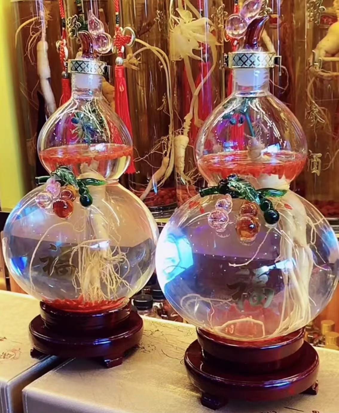 厂家定制玻璃工艺酒瓶高硼硅葫芦泡酒瓶