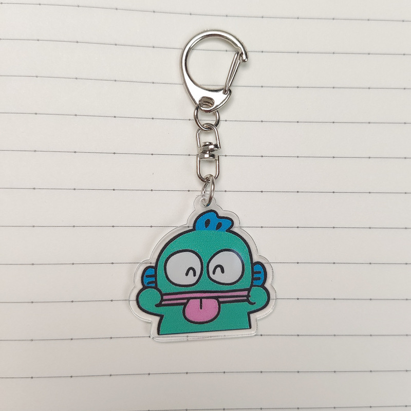 メーカー卸売りの爆発的なアクリルストラップ日系アニメかわいい筆袋バッグ小ストラップ学生のキーホルダー飾り|undefined