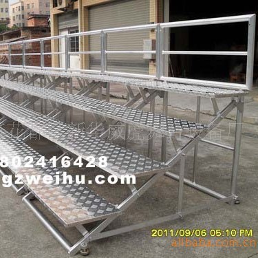 可站可坐铝合金合唱台，折叠合唱台，文艺演出合唱台，学校合影台