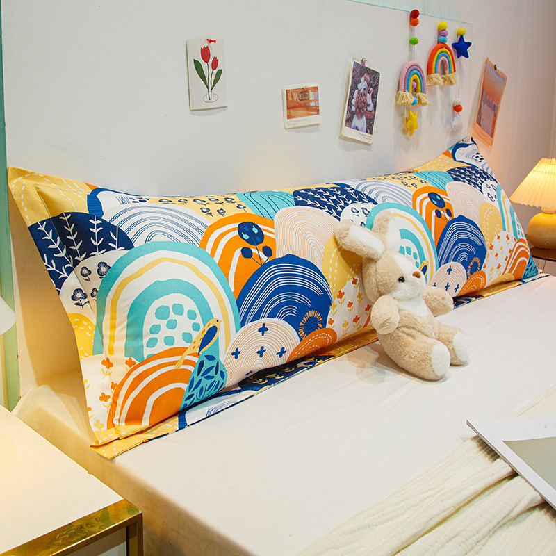 Funda De Almohada doble funda de almohada larga 1 m1.2 M 1,5 m 1,8 m funda de almohada pareja funda de almohada alargada algodón no puro