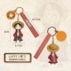 Authentic One Piece Keychain Luffy Chopper Anime Cute Model One Piece Peripheral Car Keychain Toy