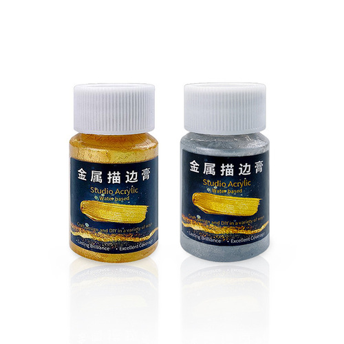 Flower Cambodia Acrylic Stroke Gold Paste Crystal Glue Accessories DIY Graffiti Art Pigment Stroke Hand-painted Liquid Gold Powder