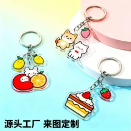 钥匙扣及钥匙扣配件;动漫立牌;塑料自封袋