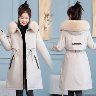 One-Piece, Three-Wear Parka for Women, 2025 Long Thickeneded Cotton-Padded Jacket, Removable Liner Cotton-Padded Jacket, Winter Trendy Jacket, Windproof