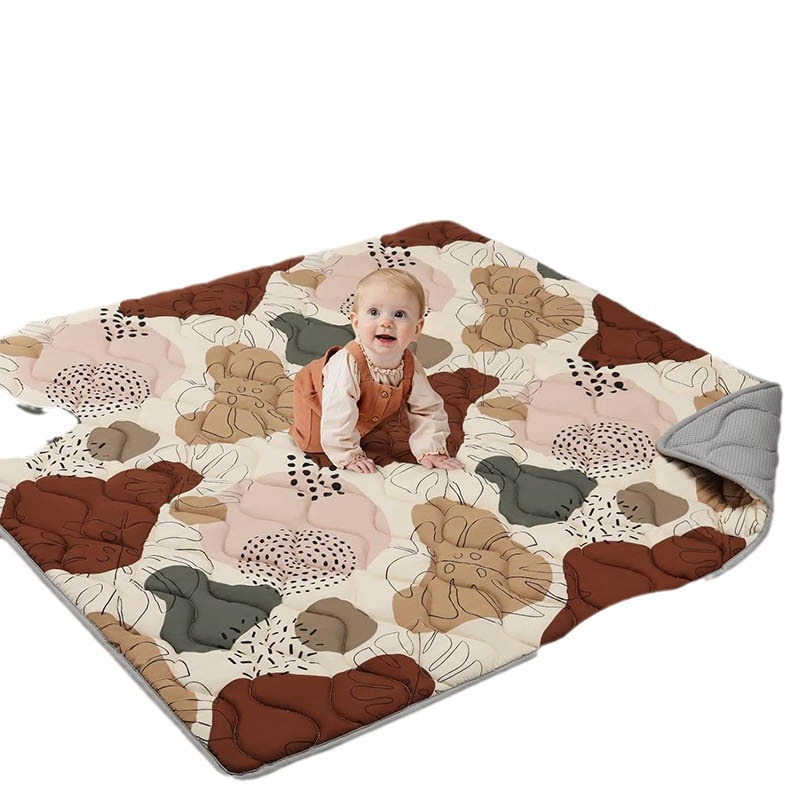 Alfombrilla para gatear de lujo para bebés, súper gruesa, se puede equipar con cojín de juego de cerca, cojín plegable, cojín para juegos para bebés, cojín de educación temprana