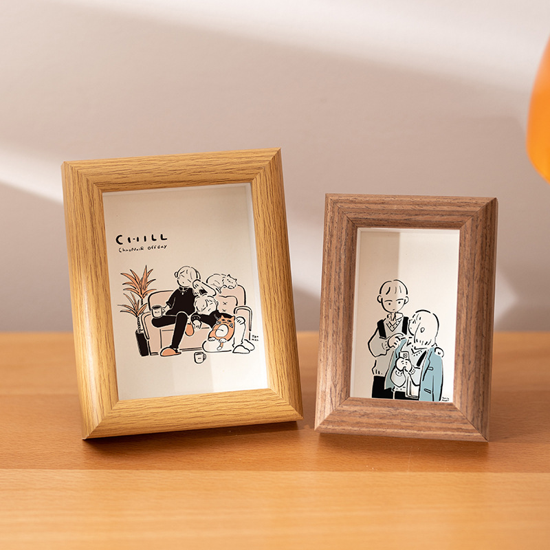 Wooden photo frame 6 inch photo frame table wholesale 3 inch 4 inch 810 inch A4 creative children's photo wall decorative picture frame