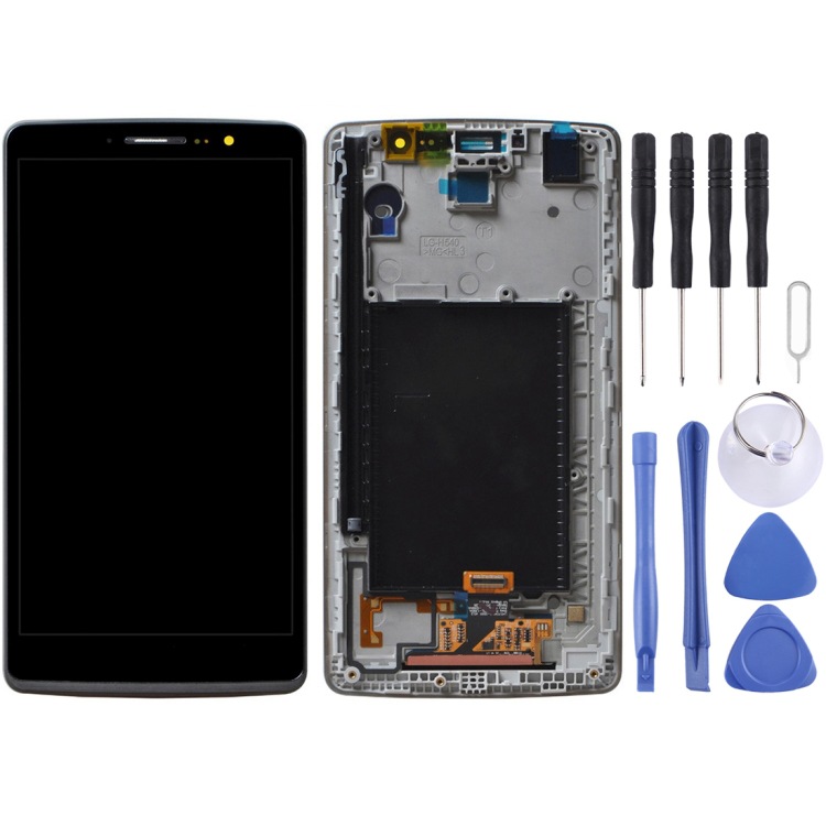 Aplicable para LG G Stylo / LS770 LCD Touch Assembly con marco (Color: Negro)