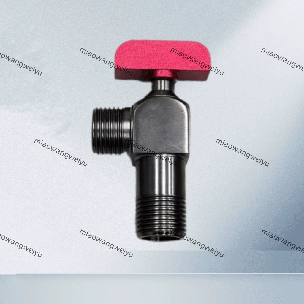 Шаровой сердечник из нержавеющей стали, большой поток, утолщенный, полностью открытый треугольный клапан, газовый водонагреватель, горячая и холодная вода, красный и синий переключатель 1/2 дюйма